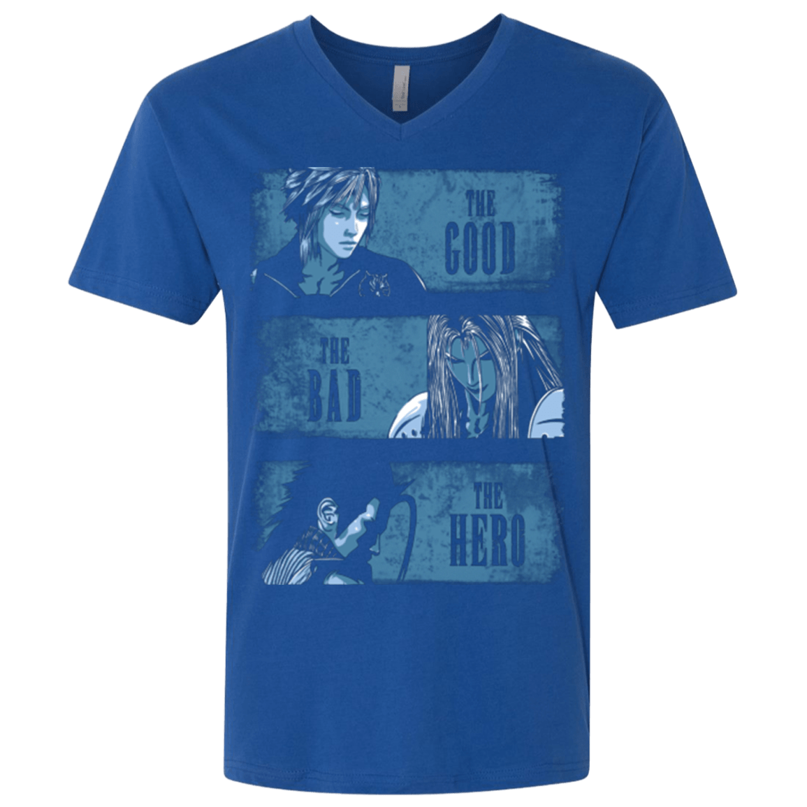 T-Shirts Royal / X-Small The Good the Bad and the Hero Men's Premium V-Neck