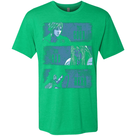 T-Shirts Envy / Small The Good the Bad and the Hero Men's Triblend T-Shirt