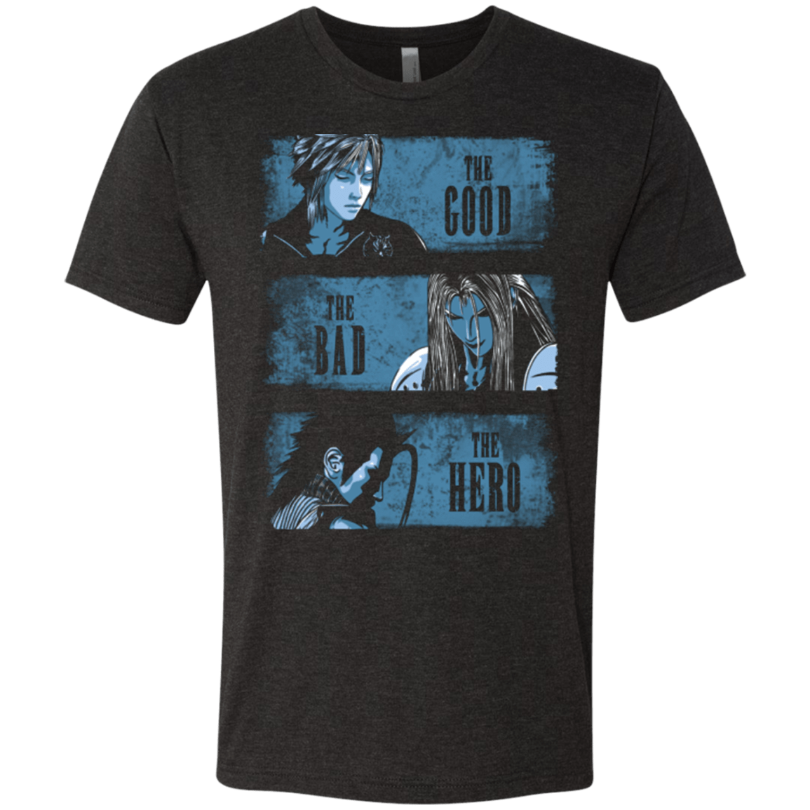 T-Shirts Vintage Black / Small The Good the Bad and the Hero Men's Triblend T-Shirt