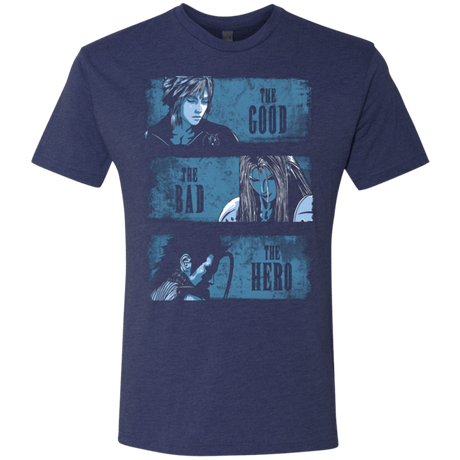 T-Shirts Vintage Navy / Small The Good the Bad and the Hero Men's Triblend T-Shirt