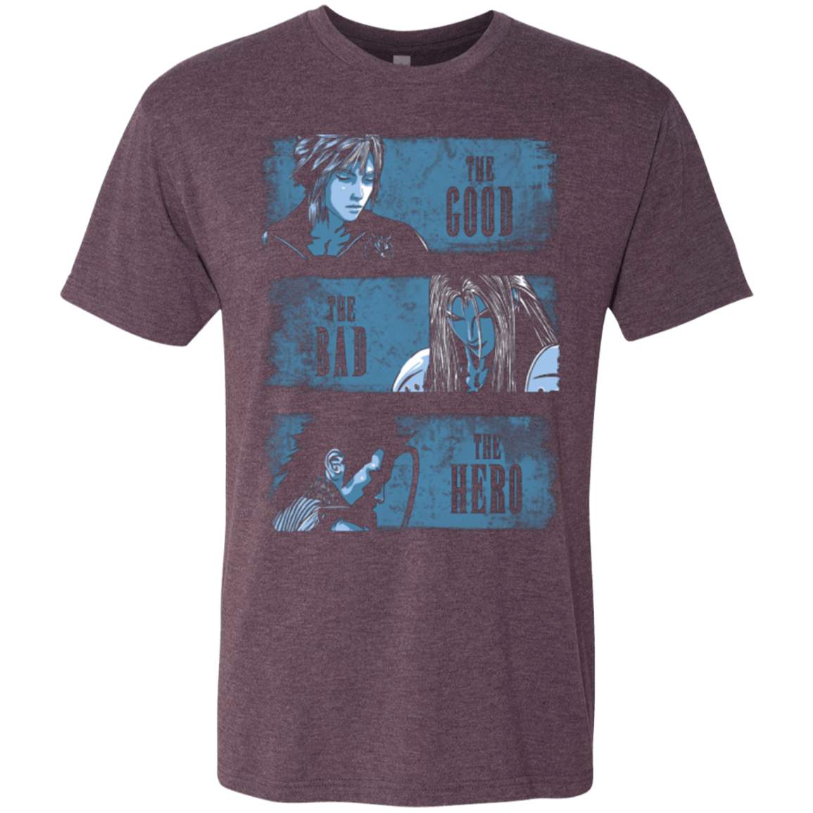 T-Shirts Vintage Purple / Small The Good the Bad and the Hero Men's Triblend T-Shirt