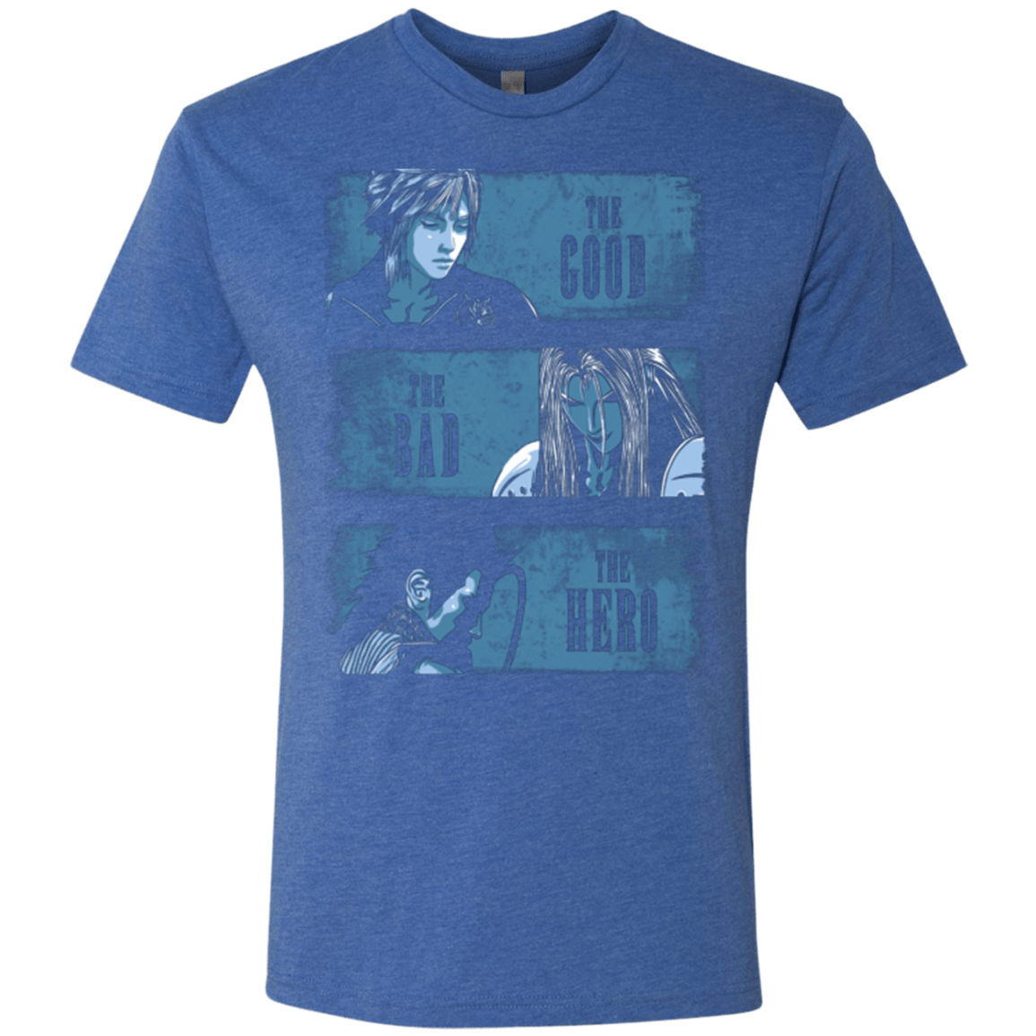 T-Shirts Vintage Royal / Small The Good the Bad and the Hero Men's Triblend T-Shirt