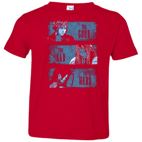 T-Shirts Red / 2T The Good the Bad and the Hero Toddler Premium T-Shirt