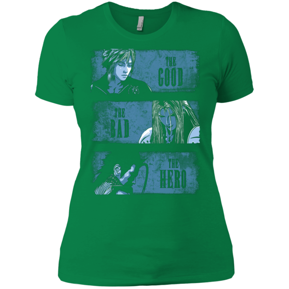 T-Shirts Kelly Green / X-Small The Good the Bad and the Hero Women's Premium T-Shirt