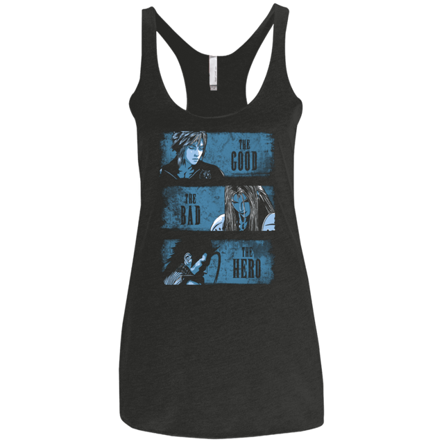 T-Shirts Vintage Black / X-Small The Good the Bad and the Hero Women's Triblend Racerback Tank