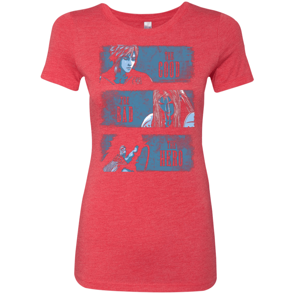 T-Shirts Vintage Red / Small The Good the Bad and the Hero Women's Triblend T-Shirt