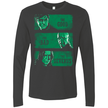 T-Shirts Heavy Metal / Small The Good the Bad and the Severus Men's Premium Long Sleeve