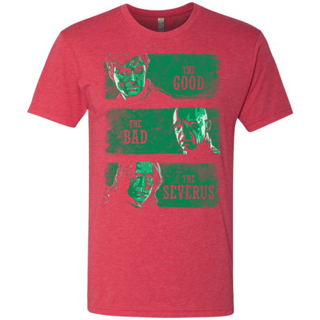 T-Shirts Vintage Red / Small The Good the Bad and the Severus Men's Triblend T-Shirt