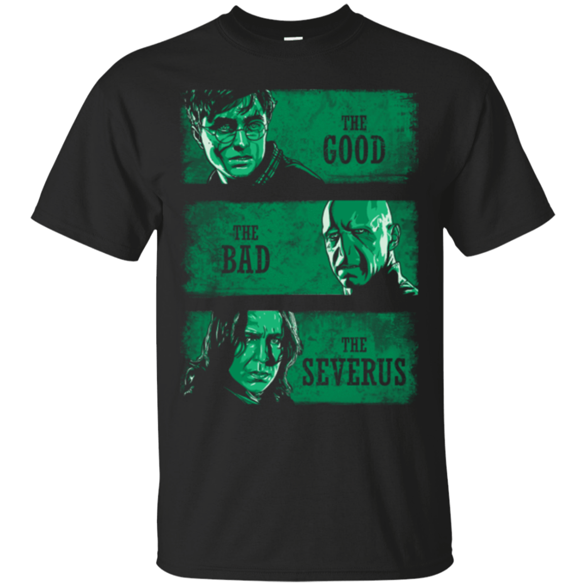 T-Shirts Black / Small The Good the Bad and the Severus T-Shirt