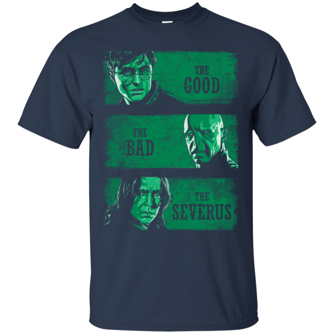T-Shirts Navy / Small The Good the Bad and the Severus T-Shirt