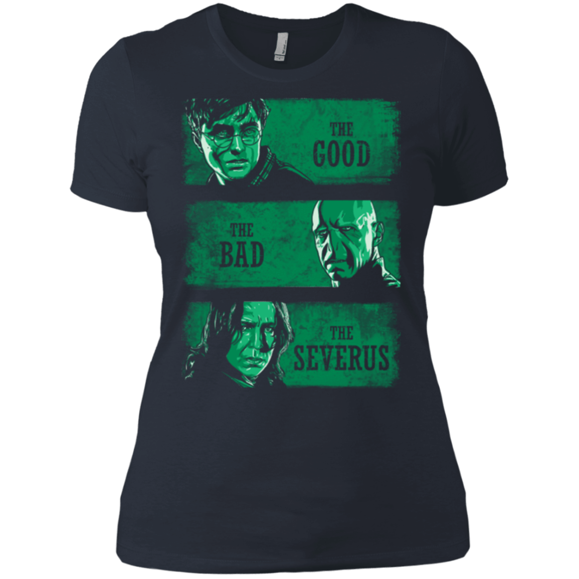 T-Shirts Indigo / X-Small The Good the Bad and the Severus Women's Premium T-Shirt