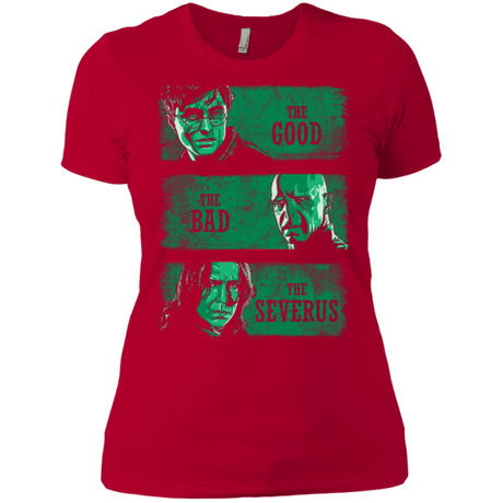 T-Shirts Red / X-Small The Good the Bad and the Severus Women's Premium T-Shirt