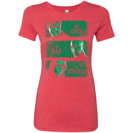T-Shirts Vintage Red / Small The Good the Bad and the Severus Women's Triblend T-Shirt