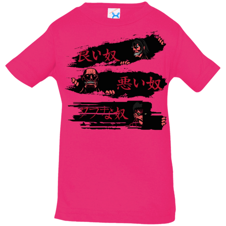 T-Shirts Hot Pink / 6 Months The Good The Bad And The Tough Infant Premium T-Shirt