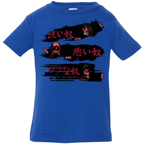 T-Shirts Royal / 6 Months The Good The Bad And The Tough Infant Premium T-Shirt