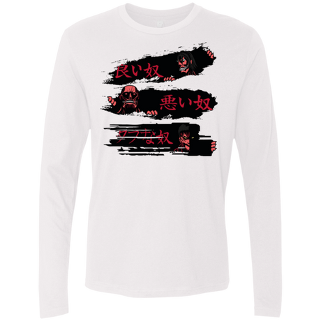 T-Shirts White / Small The Good The Bad And The Tough Men's Premium Long Sleeve