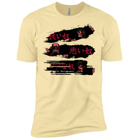 T-Shirts Banana Cream / X-Small The Good The Bad And The Tough Men's Premium T-Shirt