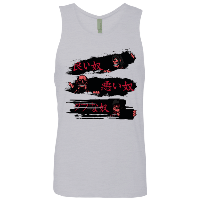 T-Shirts Heather Grey / Small The Good The Bad And The Tough Men's Premium Tank Top