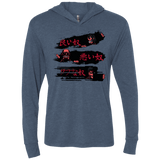 T-Shirts Indigo / X-Small The Good The Bad And The Tough Triblend Long Sleeve Hoodie Tee