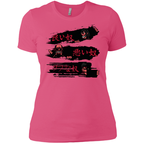 T-Shirts Hot Pink / X-Small The Good The Bad And The Tough Women's Premium T-Shirt