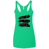 T-Shirts Envy / X-Small The Good The Bad And The Tough Women's Triblend Racerback Tank