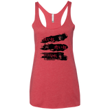 T-Shirts Vintage Red / X-Small The Good The Bad And The Tough Women's Triblend Racerback Tank