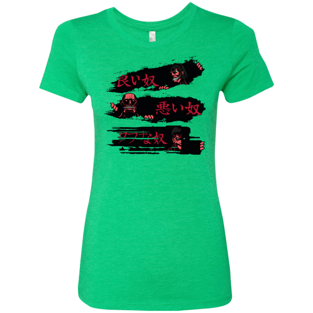 T-Shirts Envy / Small The Good The Bad And The Tough Women's Triblend T-Shirt