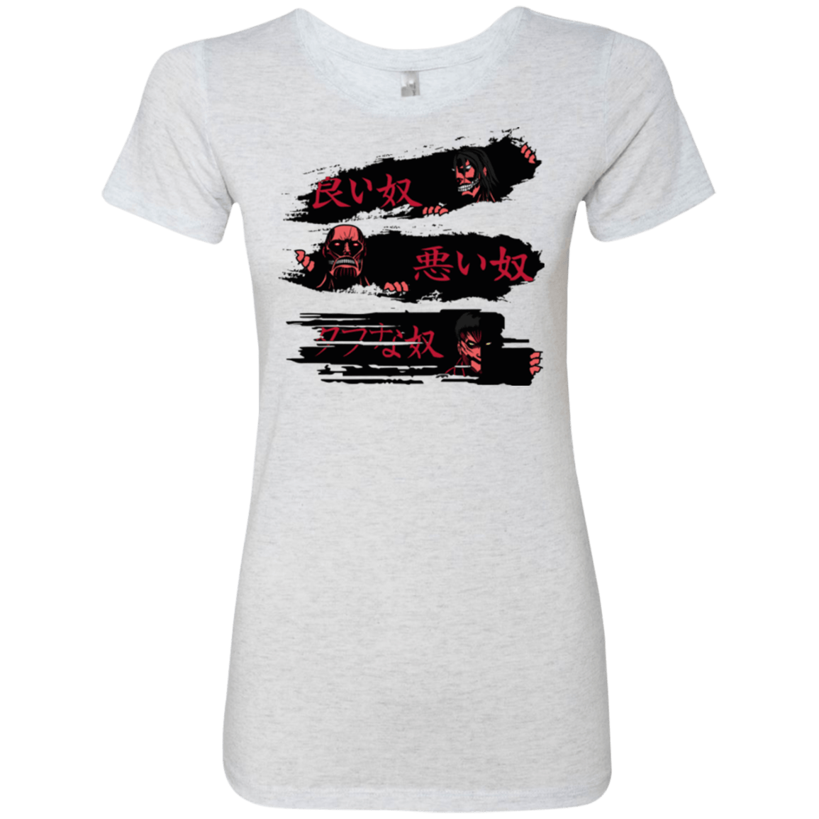 T-Shirts Heather White / Small The Good The Bad And The Tough Women's Triblend T-Shirt