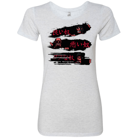 T-Shirts Heather White / Small The Good The Bad And The Tough Women's Triblend T-Shirt