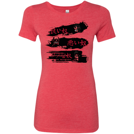 T-Shirts Vintage Red / Small The Good The Bad And The Tough Women's Triblend T-Shirt
