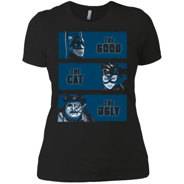 T-Shirts Black / X-Small The Good the Cat and the Ugly Women's Premium T-Shirt