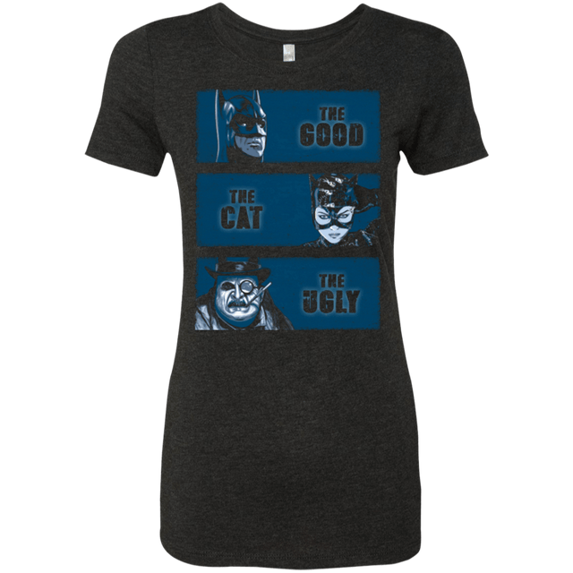 T-Shirts Vintage Black / Small The Good the Cat and the Ugly Women's Triblend T-Shirt