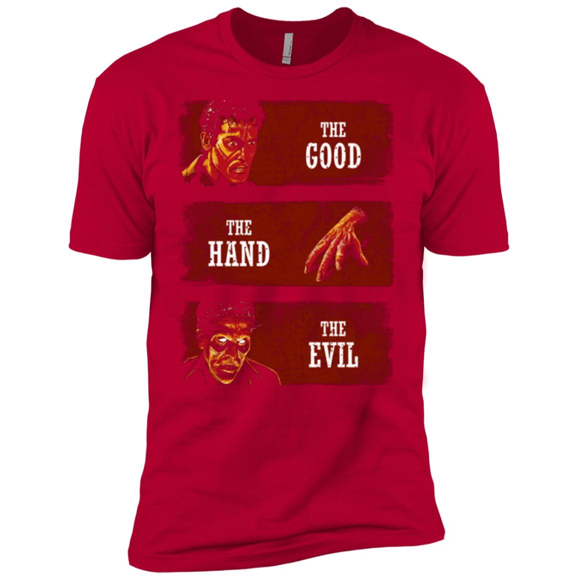 T-Shirts Red / YXS The Good the Hand and the Evil Boys Premium T-Shirt