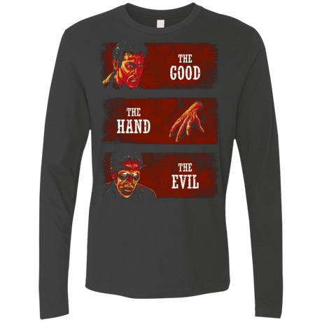 T-Shirts Heavy Metal / Small The Good the Hand and the Evil Men's Premium Long Sleeve