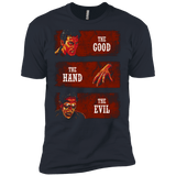 T-Shirts Indigo / X-Small The Good the Hand and the Evil Men's Premium T-Shirt