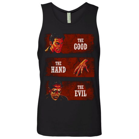 T-Shirts Black / Small The Good the Hand and the Evil Men's Premium Tank Top