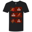 T-Shirts Black / X-Small The Good the Hand and the Evil Men's Premium V-Neck