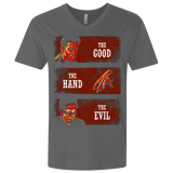 T-Shirts Heavy Metal / X-Small The Good the Hand and the Evil Men's Premium V-Neck