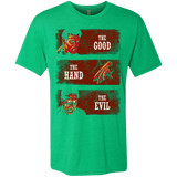 T-Shirts Envy / Small The Good the Hand and the Evil Men's Triblend T-Shirt