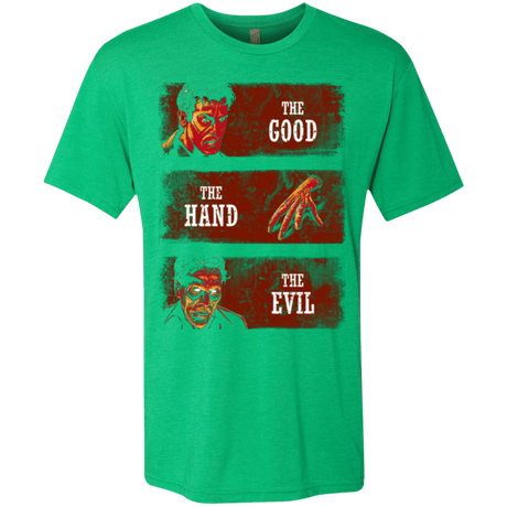 T-Shirts Envy / Small The Good the Hand and the Evil Men's Triblend T-Shirt