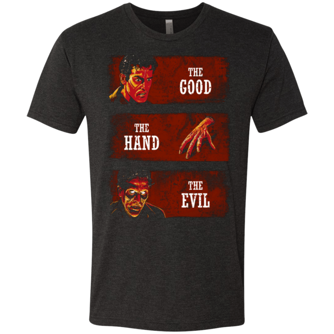 T-Shirts Vintage Black / Small The Good the Hand and the Evil Men's Triblend T-Shirt