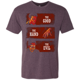 T-Shirts Vintage Purple / Small The Good the Hand and the Evil Men's Triblend T-Shirt