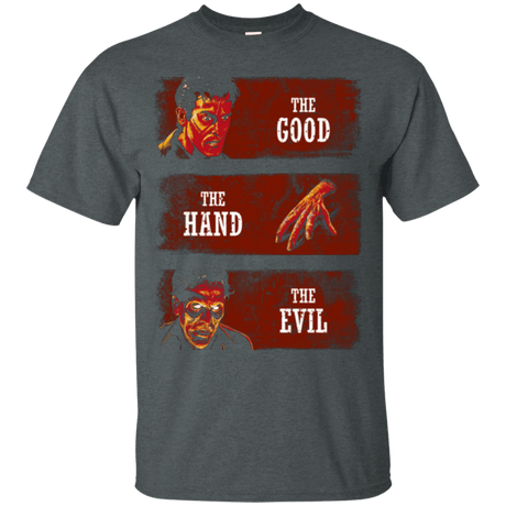 T-Shirts Dark Heather / Small The Good the Hand and the Evil T-Shirt