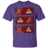 T-Shirts Purple / Small The Good the Hand and the Evil T-Shirt