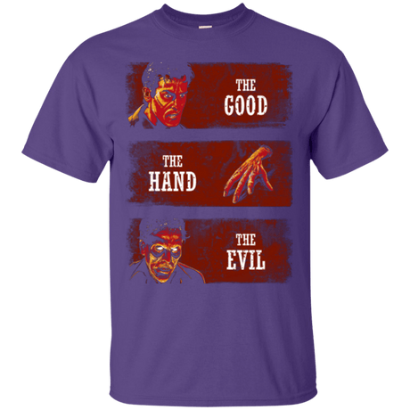 T-Shirts Purple / Small The Good the Hand and the Evil T-Shirt