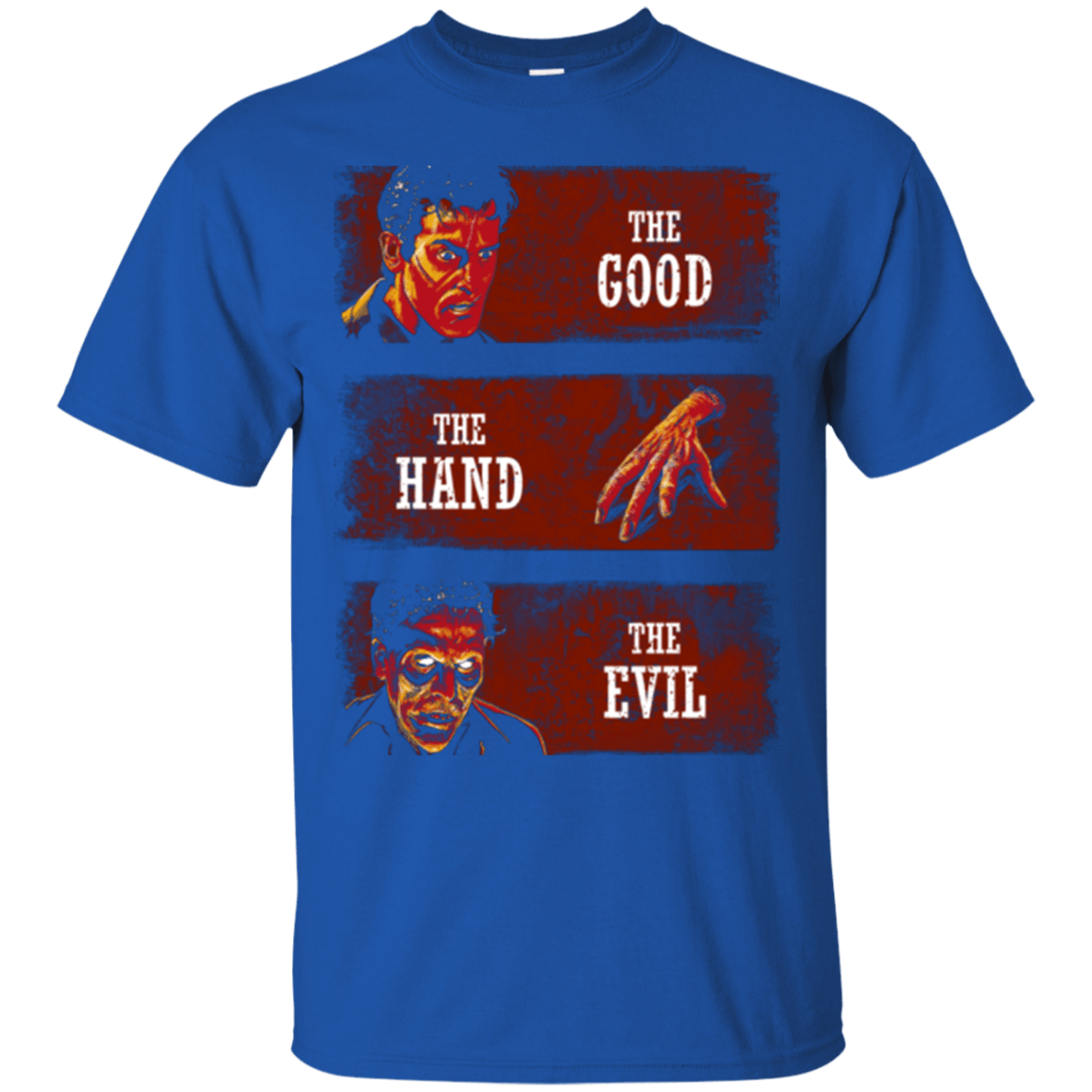 T-Shirts Royal / Small The Good the Hand and the Evil T-Shirt