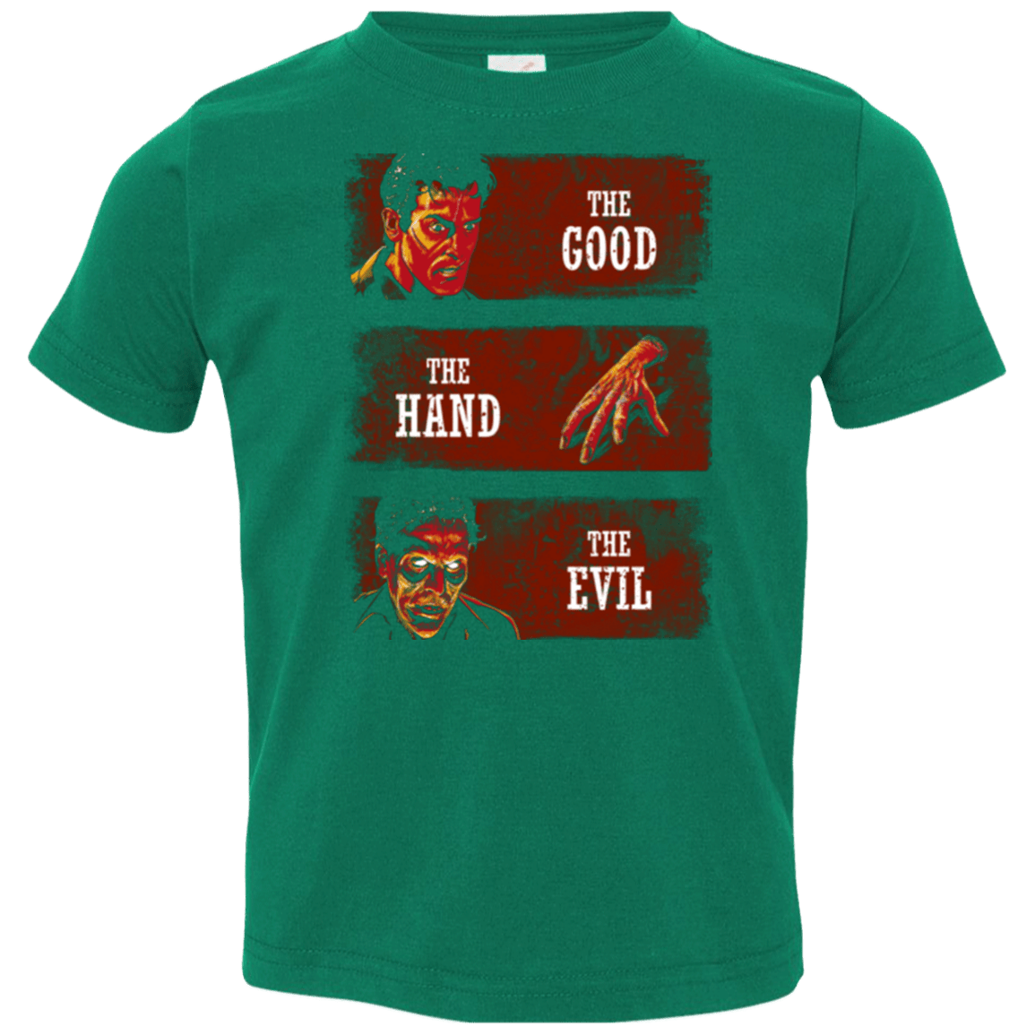 T-Shirts Kelly / 2T The Good the Hand and the Evil Toddler Premium T-Shirt