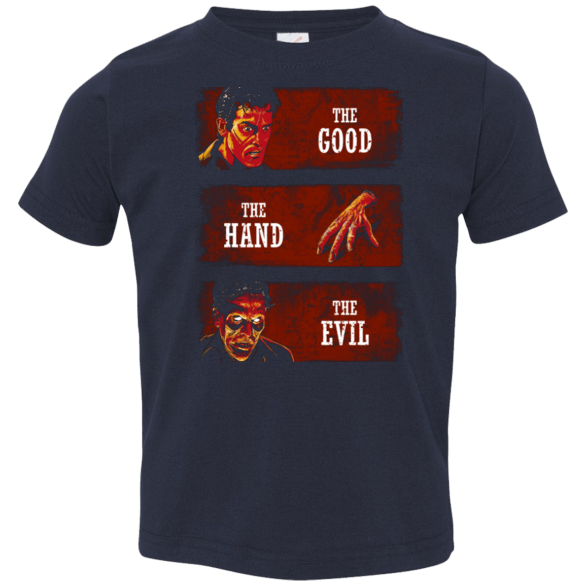 T-Shirts Navy / 2T The Good the Hand and the Evil Toddler Premium T-Shirt