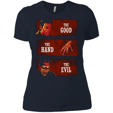 T-Shirts Midnight Navy / X-Small The Good the Hand and the Evil Women's Premium T-Shirt