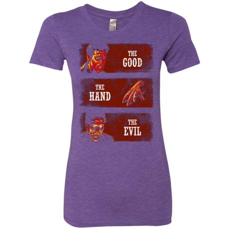 T-Shirts Purple Rush / Small The Good the Hand and the Evil Women's Triblend T-Shirt